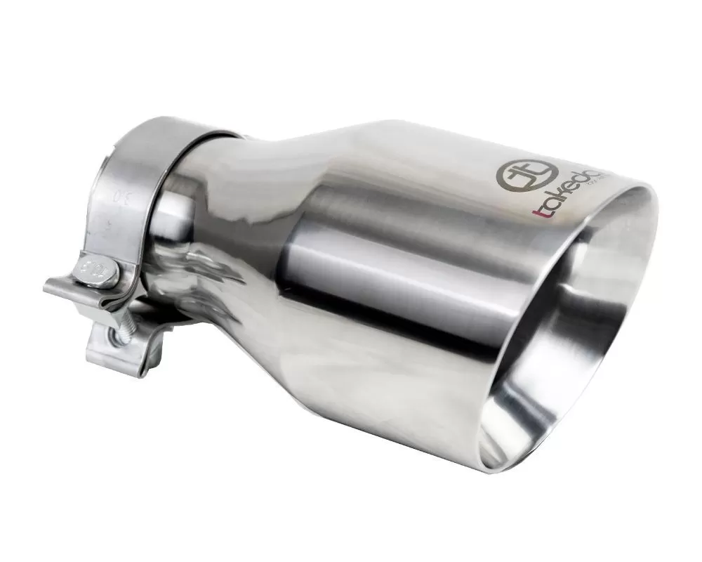 Takeda 3" Polished 304 Stainless Steel Exhaust Tip - 49T30504-P09
