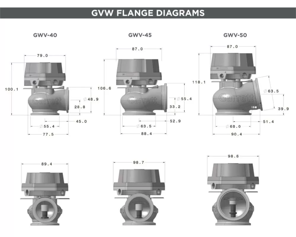 Garrett 45mm GVW-45 Outlet Weld Flange - 894649-0002