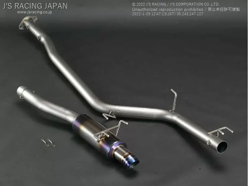 J's Racing 70mm Titanium Silencer Acura | Honda - FTM-UNV-70mm
