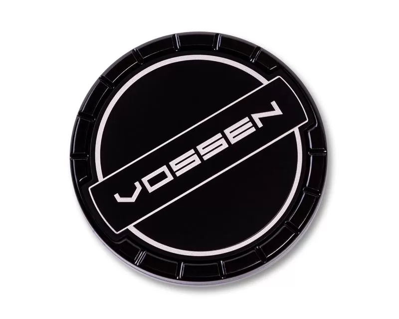 Vossen Classic Billet Sport Cap Set For CV/VF/HF Series Large Gloss Black - CAP-BSC-LG-CL-BC
