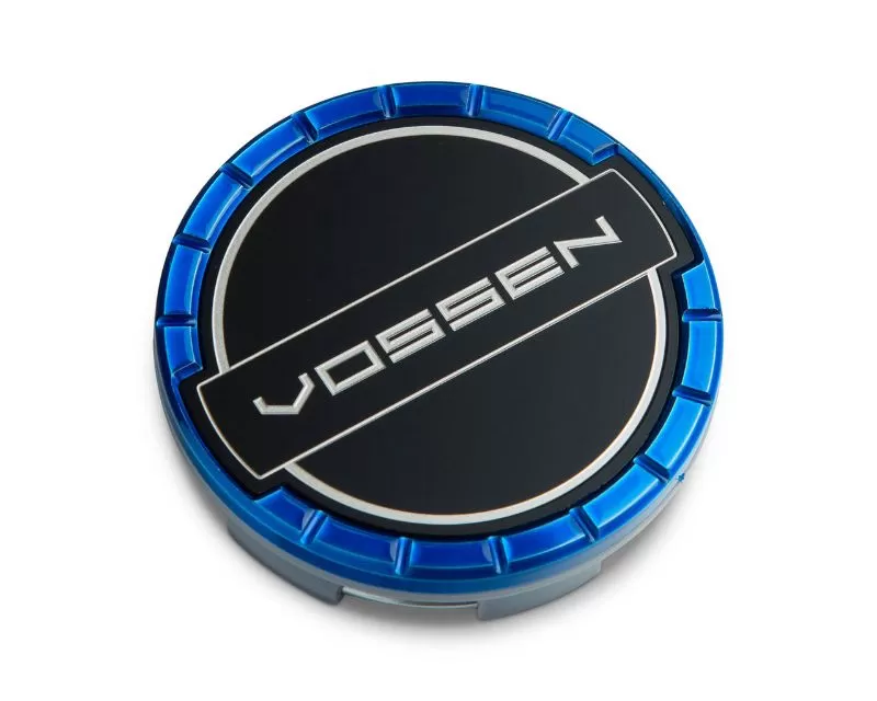 Vossen Classic Billet Sport Cap Set For CV | VF | HF Series Large Fountain Blue - CAP-BSC-LG-CL-BL