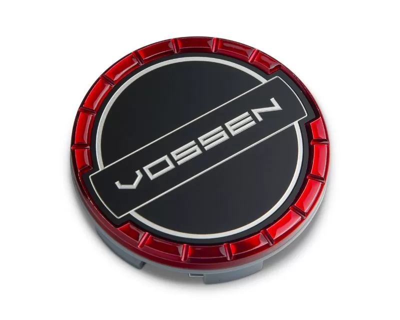 Vossen Classic Billet Sport Cap For CV/VF/HF Series Large Red - CAP-BSC-LG-CL-RD