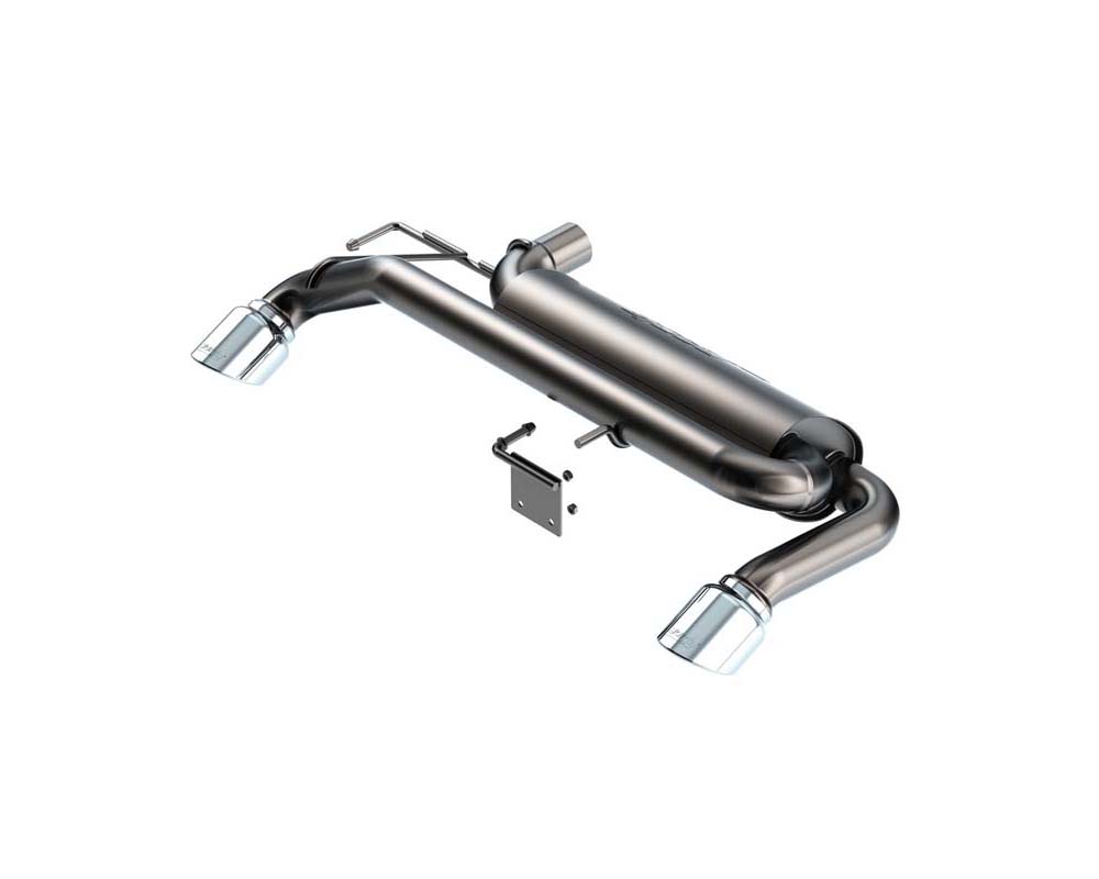 Borla Touring Axle Back Exhaust System w/Bright Chrome Tips Ford Bronco 2.3L 4WD 2021+ - 11973