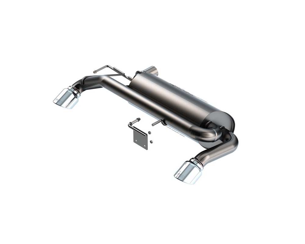 Borla Touring Axle Back Exhaust System w/Bright Chrome Tips Ford Bronco 2.7L V6 4WD 2021+ - 11976