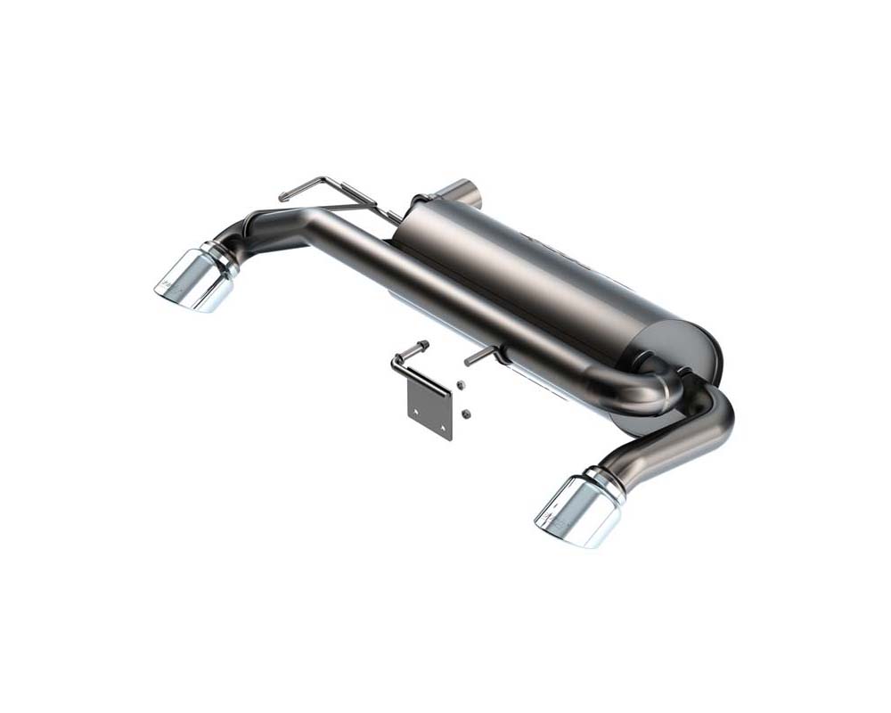 Borla S-Type Axle Back Exhaust System w/Bright Chrome Tips Ford Bronco 2.7L V6 4WD 2021+ - 11977