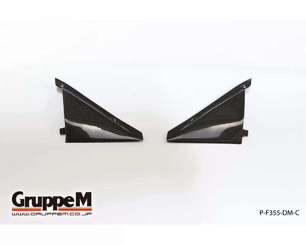 GruppeM Aerodynamics Carbon Fiber Mirror Covers (2 pcs) Ferrari 355 3.5L 1994-1999 - F355-DM-C
