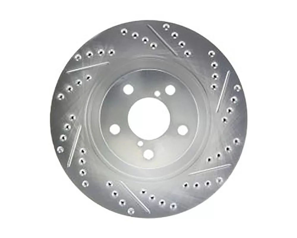 StopTech Select Sport Cross-Drilled and Slotted Brake Rotor Front Left Scion | Subaru | Toyota 2009+ - 227.47021L