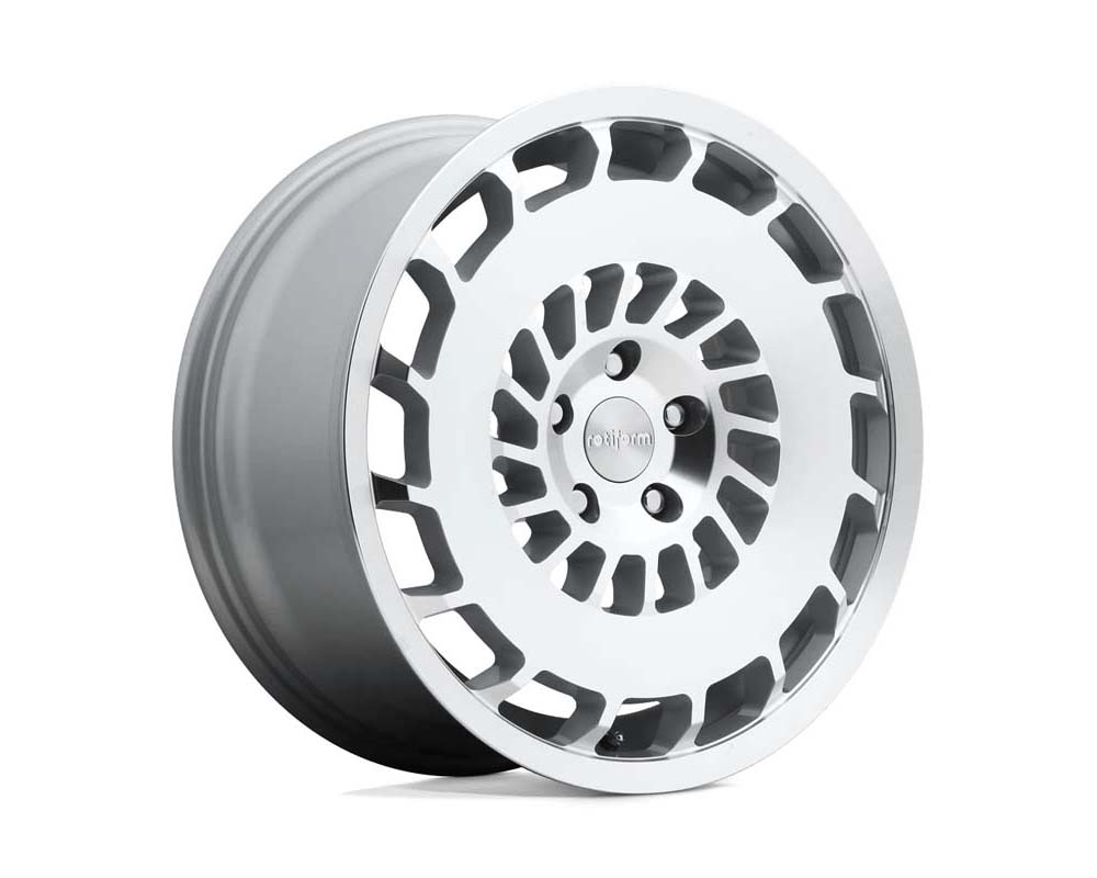 Rotiform 1 Piece CCV Wheel 18.00x8.50 Blank 35 Gloss Silver Machined - R135188500+35D
