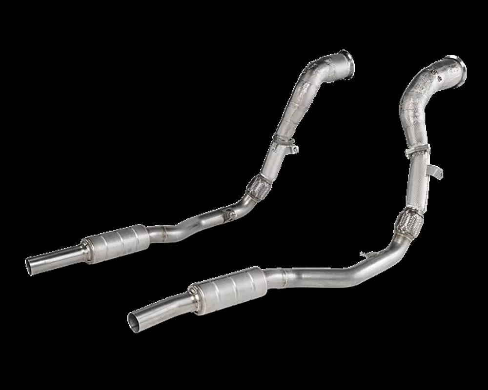 Akrapovic Downpipe and Link Pipe Set Stainless Steel Audi RS Q8 4M 2023 - DP-L-AU-SS-2