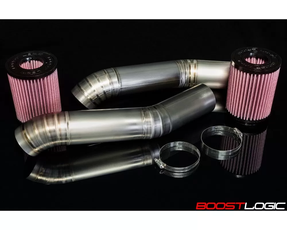Boost Logic 3" Titanium Intake Kit with MAF Sensor Nissan GT-R R35 2009+ - 02010811-3.0