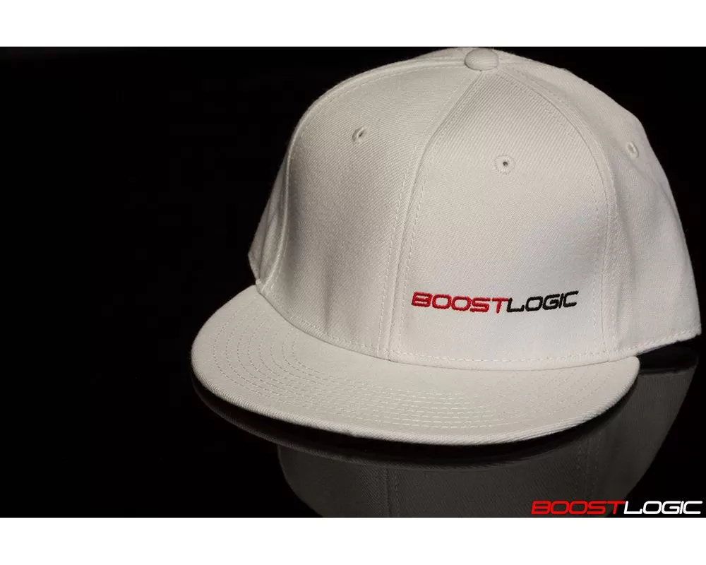 Boost Logic Flex Fit Hats White - Small to Medium - BL 00001803-FF-W-S/M