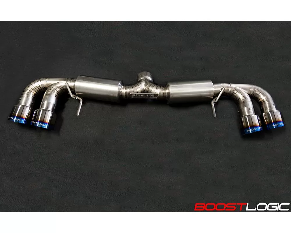 Boost Logic 4 Inch Titanium Exhaust System Nissan GT-R R35 2009+ - BL 02010910