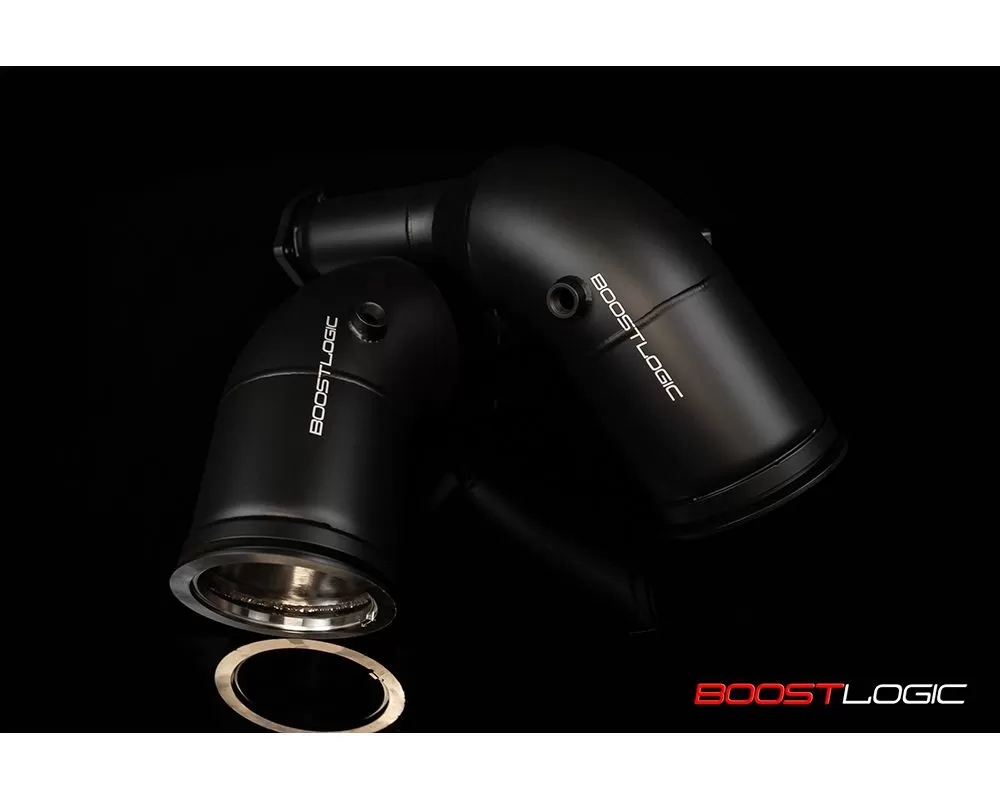 Boost Logic Black Downpipes Audi RS6 2020+ - BL 11030409