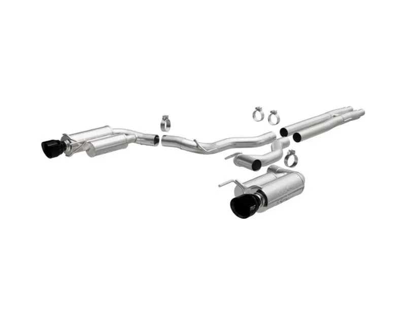 MagnaFlow System Competition Catback Exhaust Black Chrome Ford Mustang GT 2024 - 19645