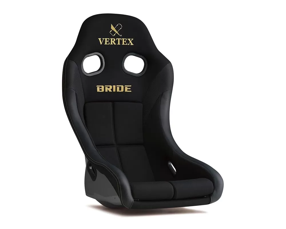 Vertex x Bride Zieg IV Wide Black w/ Super Aramid Carbon Shell Seat - SEAT-VXB-ZIEGIV-W-BLK-SAB