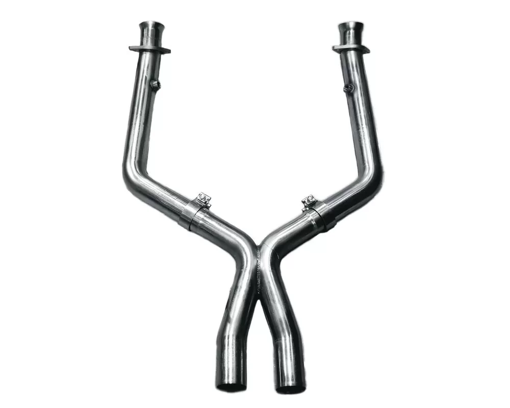 Kooks 1 5/8" x 2.5" Stainless Steel Long Tube Headers and 2.5" x 2.5" OEM Stainless Steel X-Pipe Ford Mustang GT 2005-2010 - 1131H010