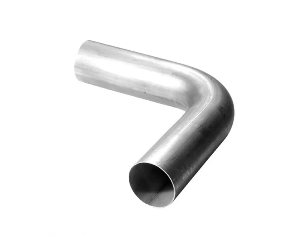 Kooks 3.5 Inch Aluminum 90 Degree Bend 16ga Mandrel Bent Pipe 4.50 Inch CLR - 90-350-16-ALUM