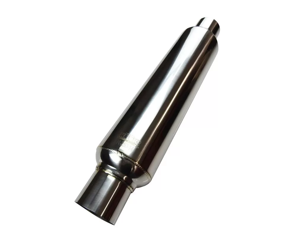 Kooks Polished Stainless Steel 2.5" Round Muffler 14" Long - R250-14