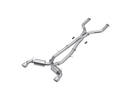 MBRP T304 Stainless Steel 3" Catback Exhaust System Dual Rear Infiniti Q60 3.0L RWD/AWD 2017-2021 - S4404304