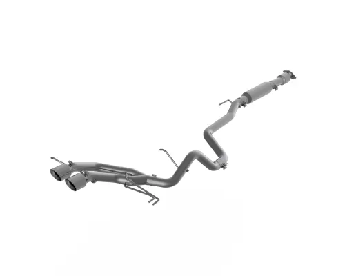 MBRP Aluminized Steel 2.5" Catback Exhaust System Dual Exit w/ Tips Hyundai Veloster Turbo 2013-2018 - S4703AL