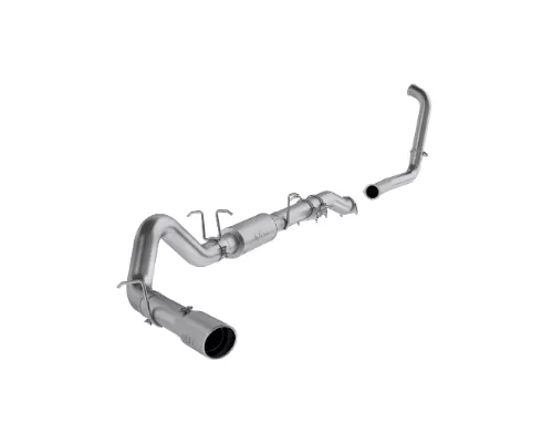 MBRP T409 Stainless Steel 4" Turbo Back Single Side Stock Cat Exit Ford F-250 | F-350 6.0L 2003-2007 - S6206409