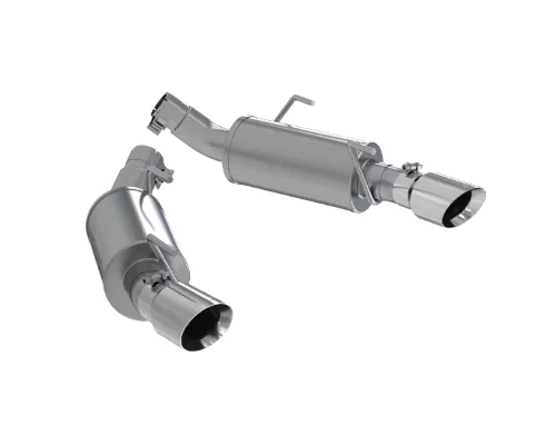 MBRP T304 Stainless Steel 2.5" Dual Mufflers Axle Back Split Rear Ford Mustang GT 4.6L 2005-2010 - S7200304