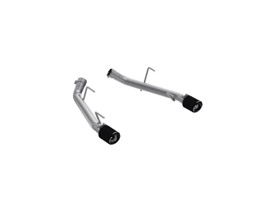 MBRP 2.5" Dual Axleback w/ Carbon Fiber Tips Ford Mustang GT | Mustang GT500 2005-2010 - S72023CF