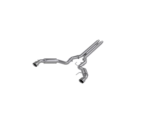 MBRP T409 Stainless Steel 3" Catback Dual Split Rear Race Version w/ 4.5" Tips Ford Mustang GT 5.0L Coupe 2015-2022 - S7278409
