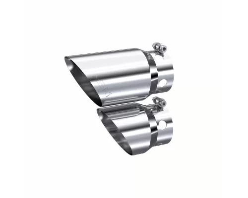MBRP T304 Stainless Steel 4" Inlet 5" Tip Cover Set-6 3/4" And 9 3/4" Length Exhaust Tip - T5111