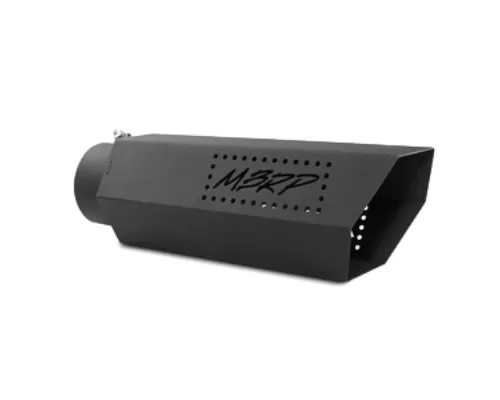 MBRP Black Coated 5" Hex Tip 4" ID inlet 16" length No Logo Exhaust Tip - T5165BLK