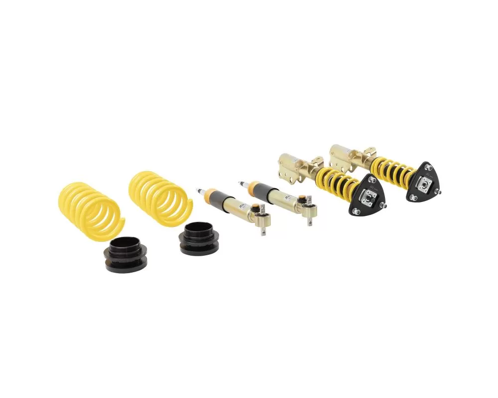 ST Suspensions XTA Plus 3 3-Way Adjustable Damping w/Top Mounts Ford Mustang (S550) 2015-2022 - 1820230865