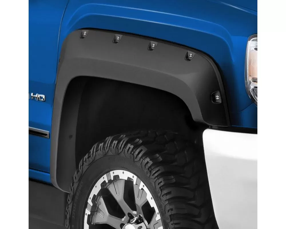 Spec D Textured Black Front and Rear Pocket Style Fender Flares Ford F-150 2019-2020 - FDF-F15018BK-MP
