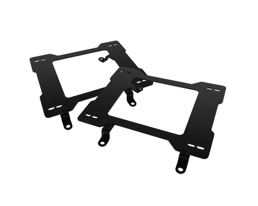 Spec-D 17.5" x 18.25" Tensile Mild Steel Racing Seat Mounting Brackets (2pc) Ford Mustang 1979-1998 - BKT-L-MST79