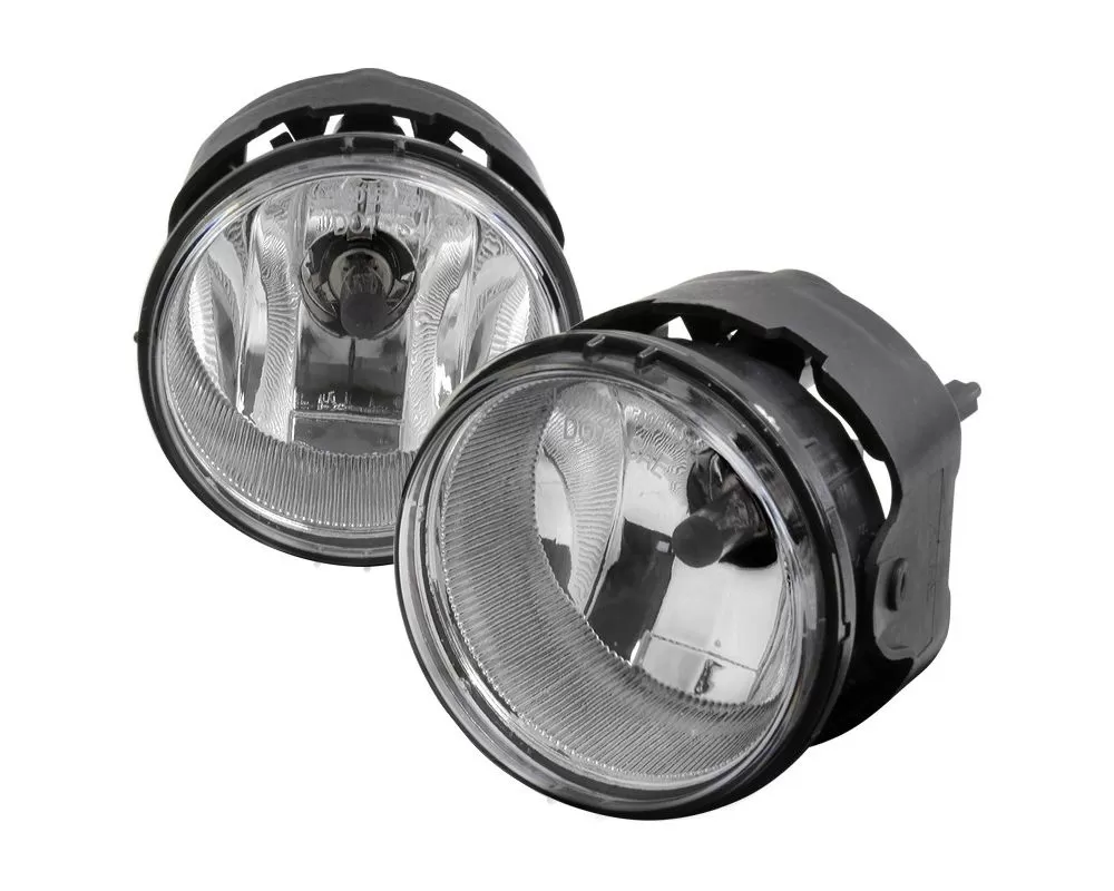 Spec-D H8 Fog Lights Kit (Chrome Housing/Clear Lens) Dodge | Chrysler | Jeep 2005-2009 - LF-CHG05COEM-HZ