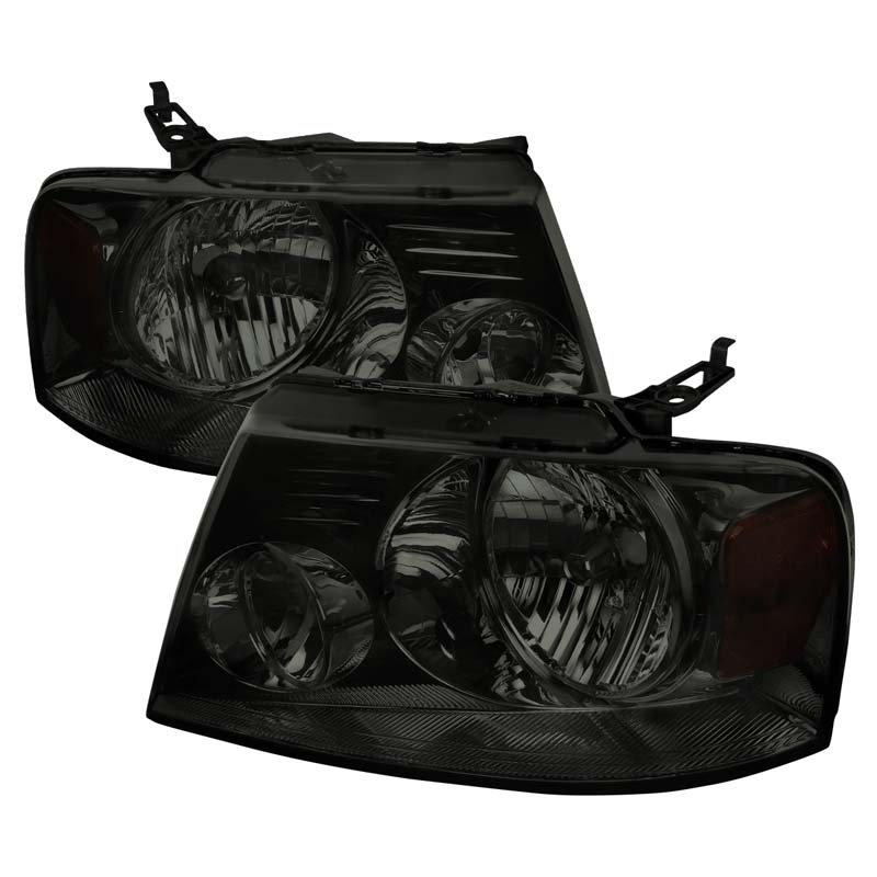 Spec-D Smoked Lens Headlights Ford F-20150 2004-2008 - 2LH-F15004G-RS