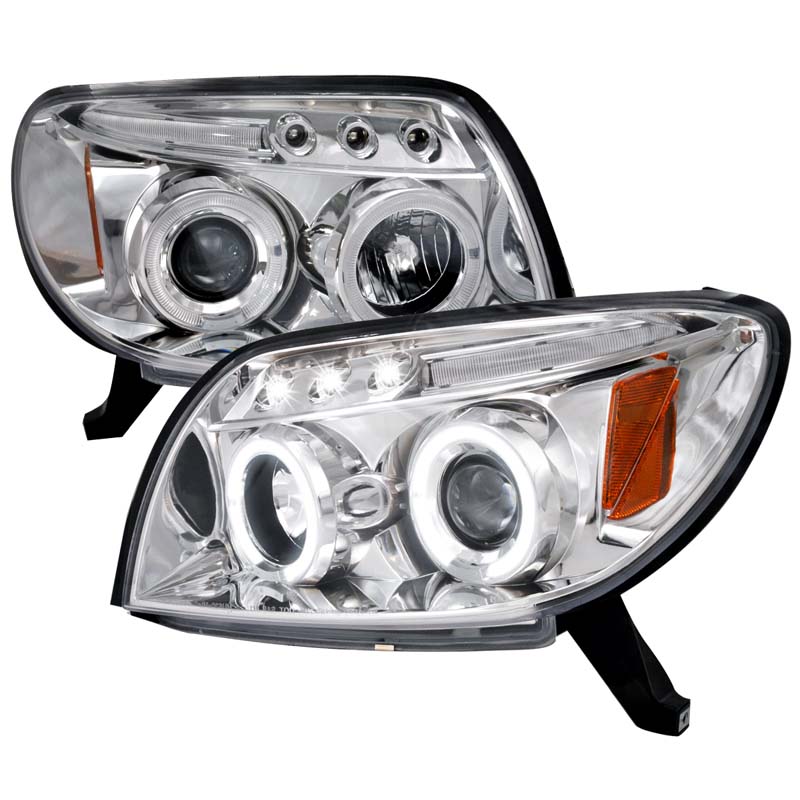 Spec-D Chrome Projector LED Headlights Toyota 4-Runner 2003-2005 - 2LHP-4RUN03-TM