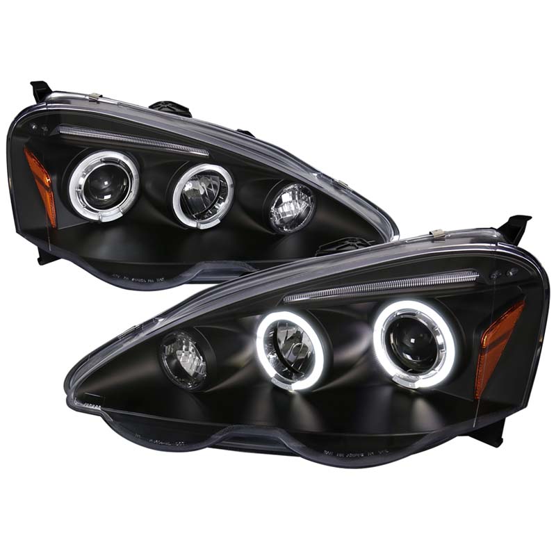Spec-D Black Halo LED Projector Headlights Acura RSX 2002-2004 - 2LHP-RSX02JM-TM