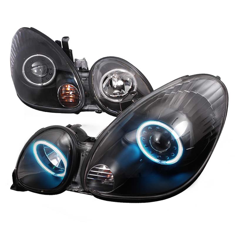Spec-D Black CCFL Halo Projector Headlights Lexus GS300/400 1998-2005 - 3LHP-GS30098JM-KS