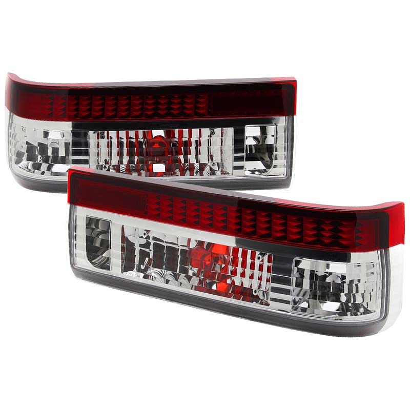 Spec-D Red/Clear Tail Lights Toyota Corolla AE86 1983-1987 - LT-AE86RPW-TM