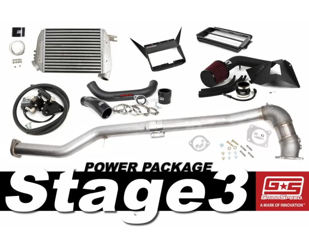 Grimmspeed Stage 3 Power Package Red Subaru WRX 2015+ - 191012-RD