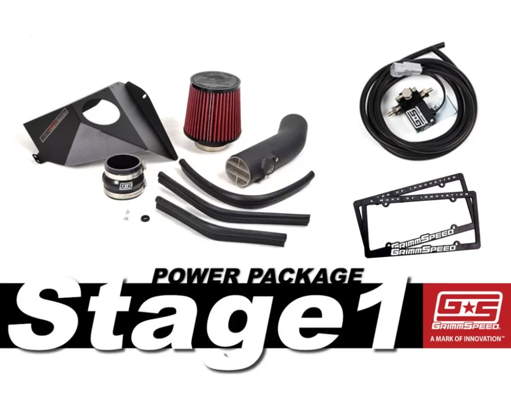 Grimmspeed Stage 1 Power Package Red Intake Subaru STI 2015+ - 191013-RD