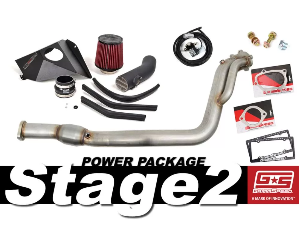 GrimmSpeed Stage 2 Red Power Package Subaru STI 2015-2021 - 191014-RD