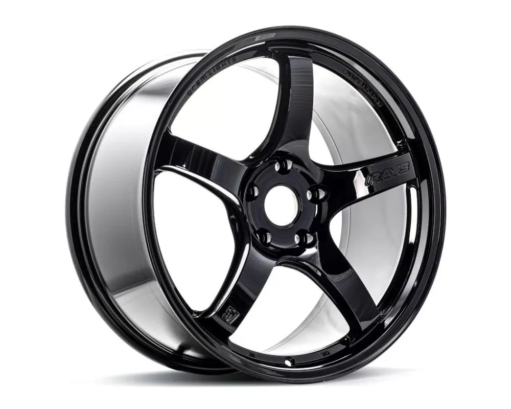 GramLights 57CR Wheel 17x9 5x100 38mm Glossy Black - WGCRQ38DGX