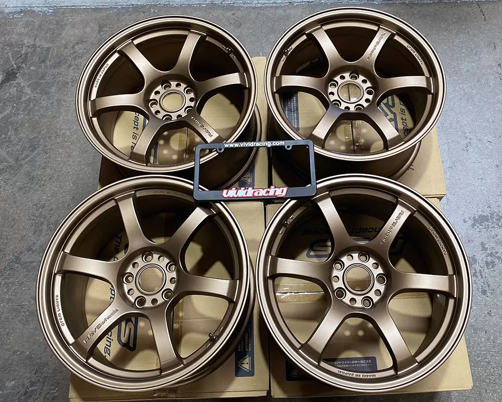 GramLights 57DR Wheel Set of 4 Subaru WRX STI 18x9.5 5x114.3 38mm Bronze II - VR-153269192