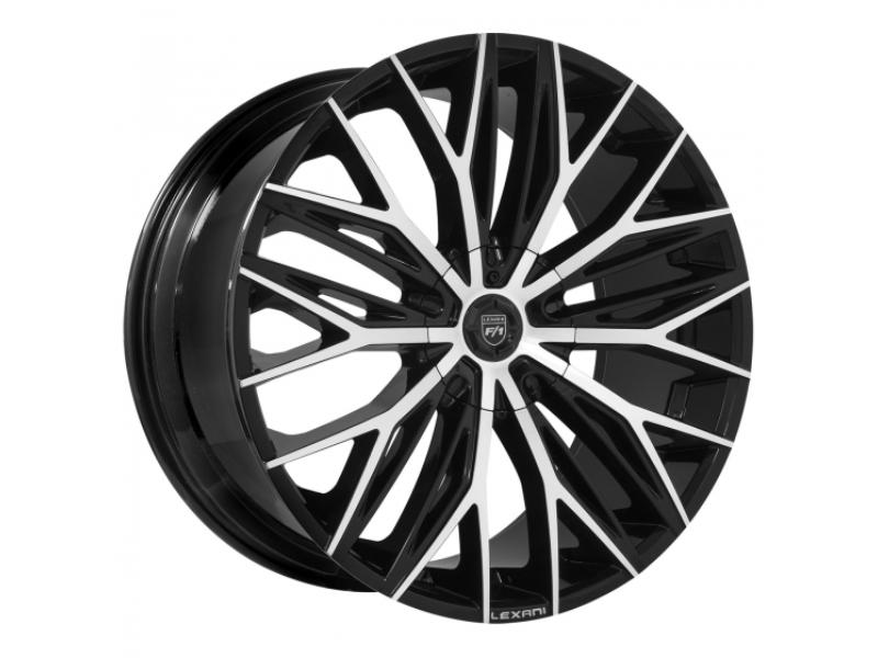 Lexani Aries CVR Wheel 24X10 6-135/6-139.7 30mm Gloss Black Machined Face - 2410-70-30MB