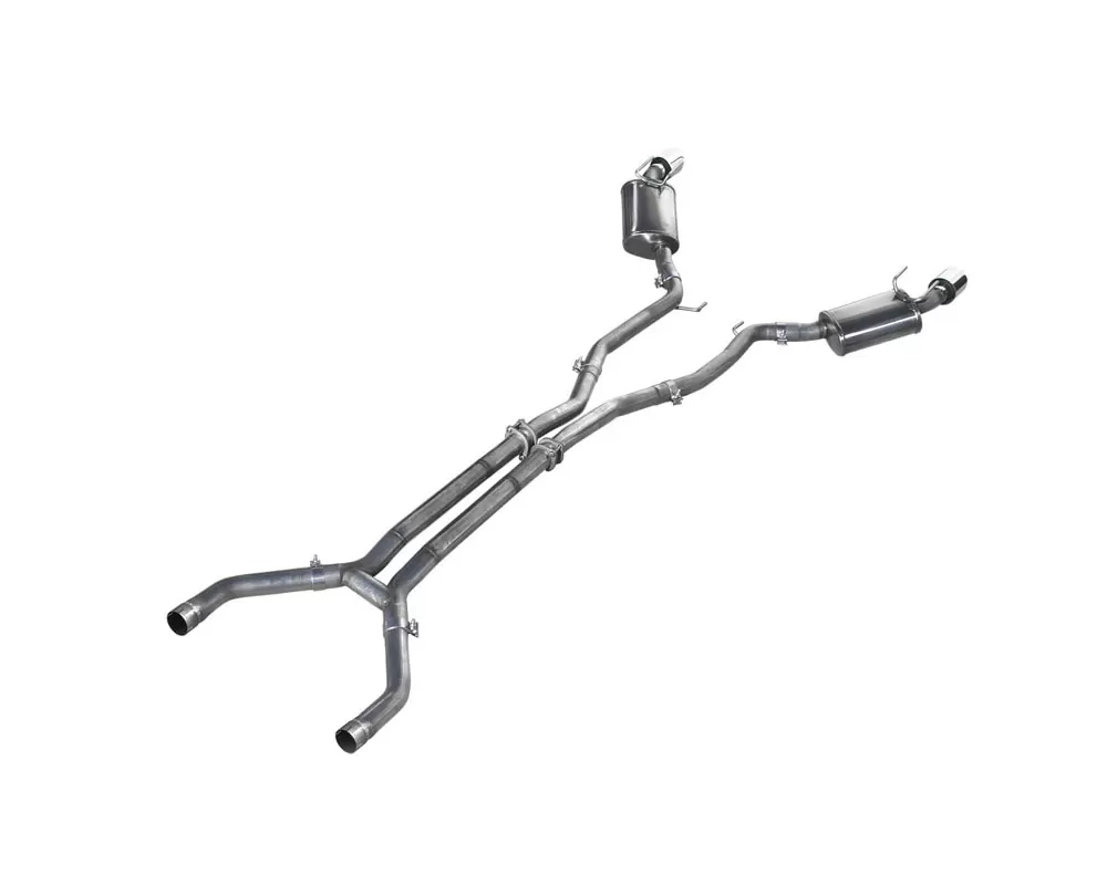 American Racing Headers Chevrolet Camaro V6 2010+ Full Catback w/ Stainless Steel Tips (Direct Fit to Stock Cats) - CAV6-10300SCBK