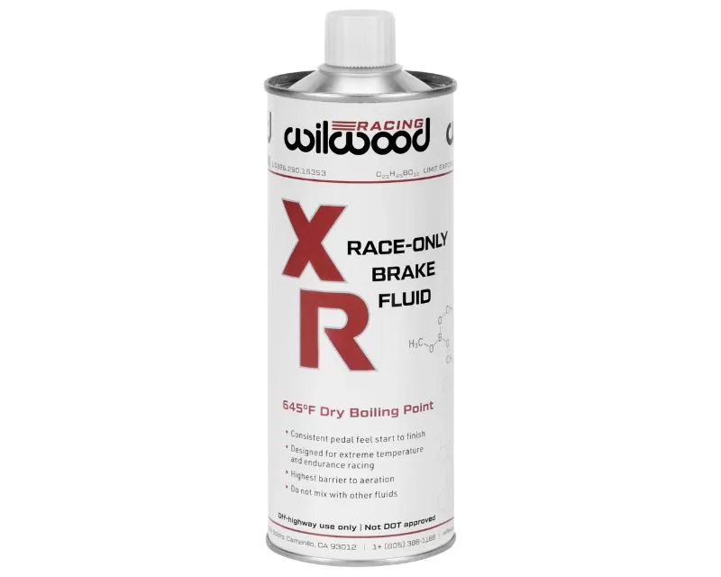Wilwood XR Racing Brake Fluid - Case 12- 500 ml Bottles - 290-16355