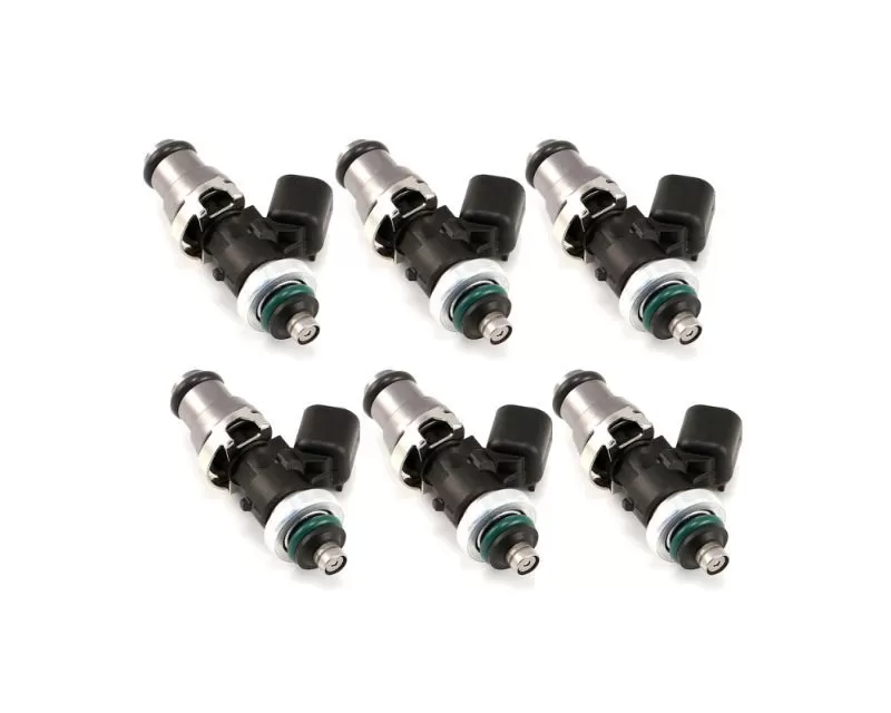 Injector Dynamics  ID1300-XDS Injectors 48mm Length 14mm Upper & Lower O-Ring (Set of 6) Infiniti G37 | Nissan 370Z | GT-R 2008-2014 - ID1300-XDS 1300.48.14.R35.6