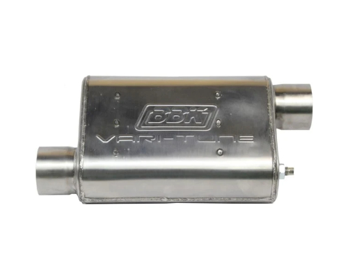BBK Performance Parts Varitune Adjustable Muffler Double Offset 2.75 Inch Stainless - 31025
