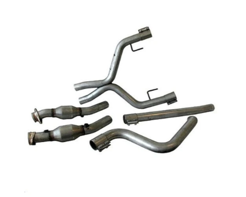 BBK Performance Parts High Flow Catted Dual Exhaust Conversion Ford Mustang V6 2005-2009 - 4011